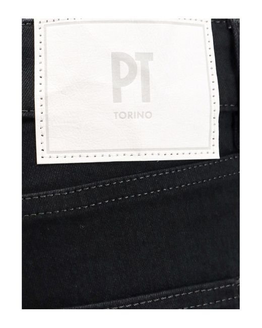 PT Torino Black Rock Jeans for men