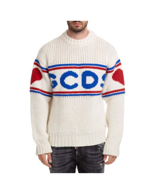 multicolor crew neck sweater