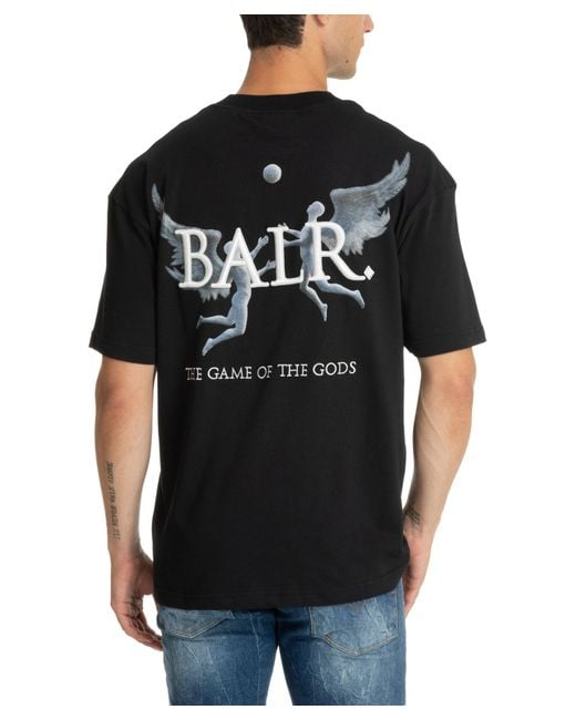 BALR Black Game Of The Gods T-shirt for men