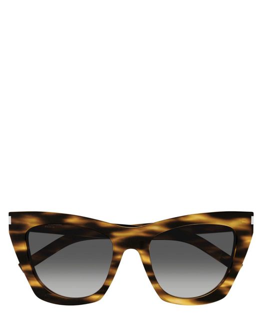 Saint Laurent Metallic Sunglasses Sl 214 Kate