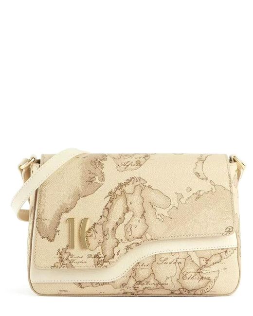 Borsa a spalla geo safari wave di Alviero Martini 1A Classe in Natural
