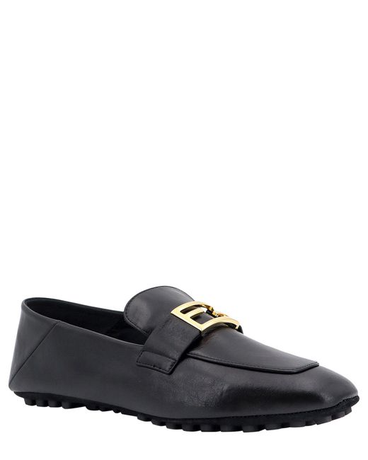 Fendi Black Baguette Loafers