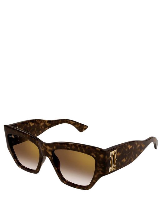 Cartier Brown Sunglasses Ct0435s