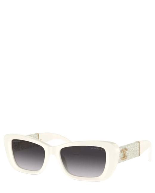 Chanel White Sunglasses 5514 Sole