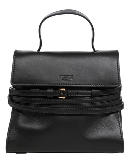 Moschino Tie Me Small Handbag in Black | Lyst Canada