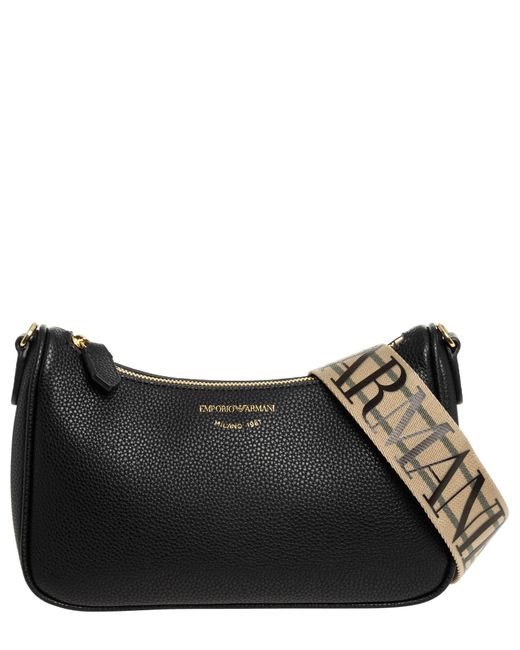emporio armani black crossbody bag