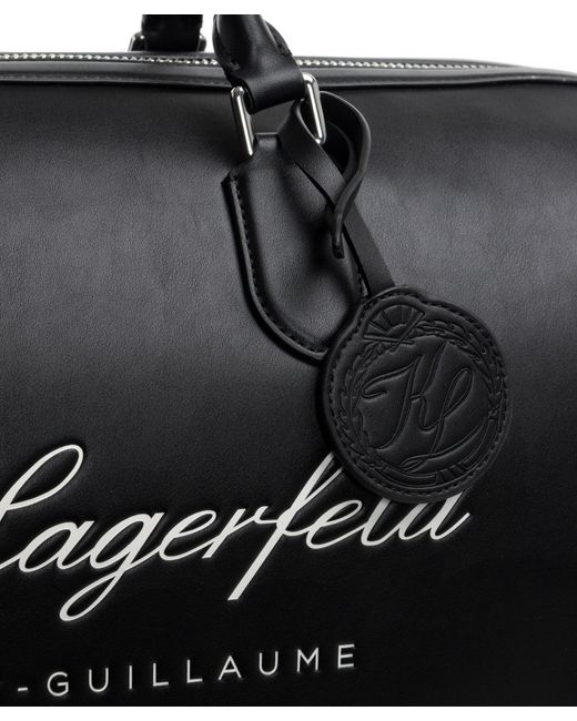 Karl Lagerfeld Duffle Bag in Black | Lyst