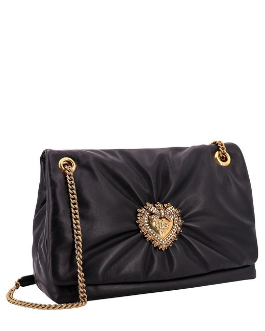 Dolce & Gabbana Devotion Crossbody Bag in Black Lyst