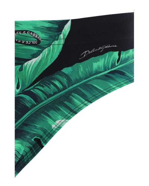 Slip mare di Dolce & Gabbana in Green da Uomo