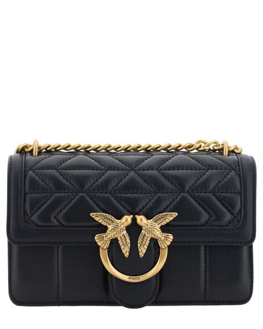 Pinko Black Love Shoulder Bag