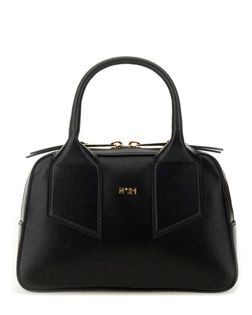 N°21 Black Satchel Mini Handbag