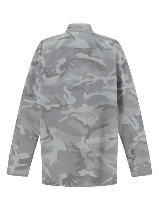 Camicia cargo di Balenciaga in Gray da Uomo