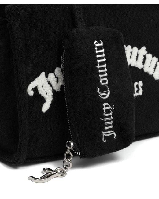 Beauty case iris towelling di Juicy Couture in Black