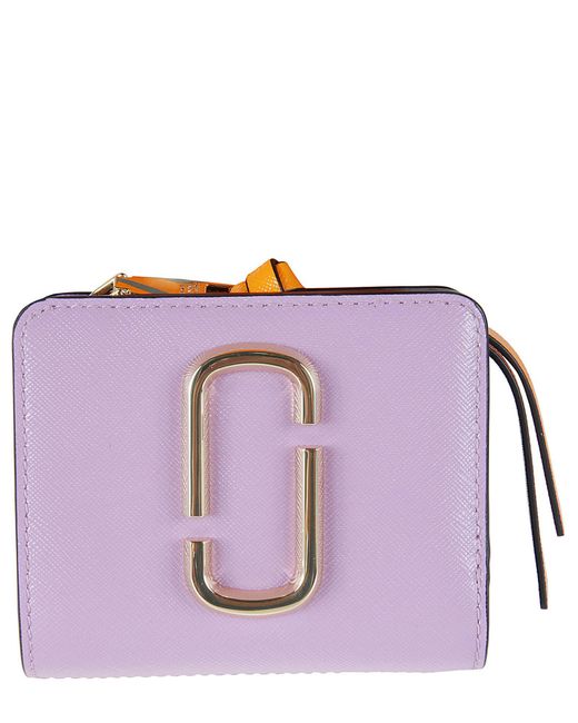Marc Jacobs The Snapshot Wallet in Purple | Lyst