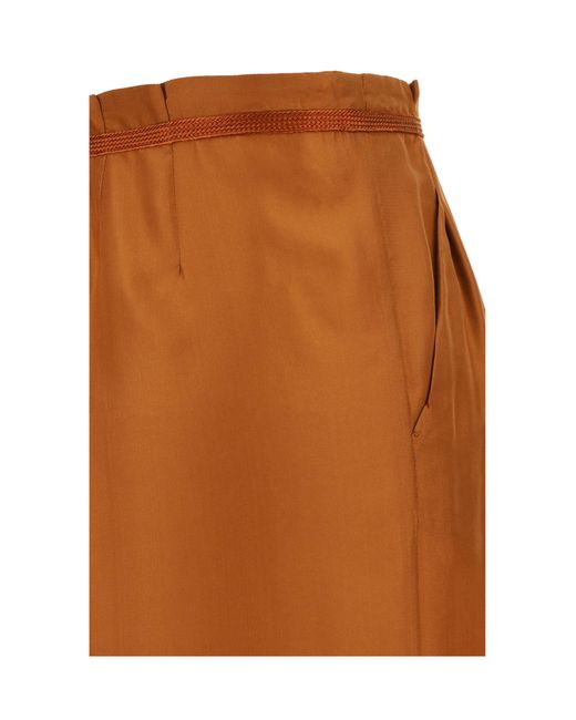 Forte Forte Brown Habotai Trousers