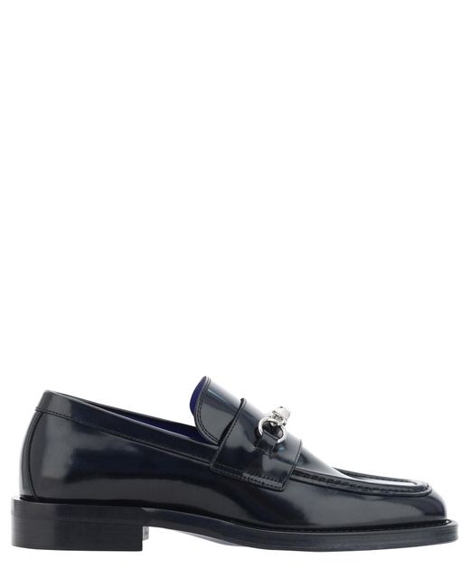 Burberry Blue Barbed Loafers for men