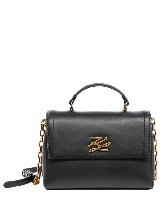 Borsa a mano k/autograph di Karl Lagerfeld in Black