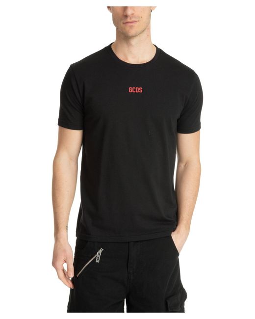 T-shirt bling logo di Gcds in Black da Uomo