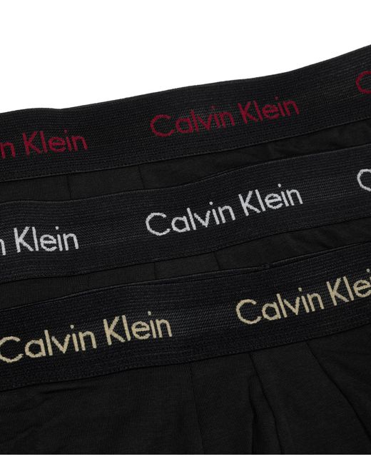 Boxer low rise di Calvin Klein in Black da Uomo