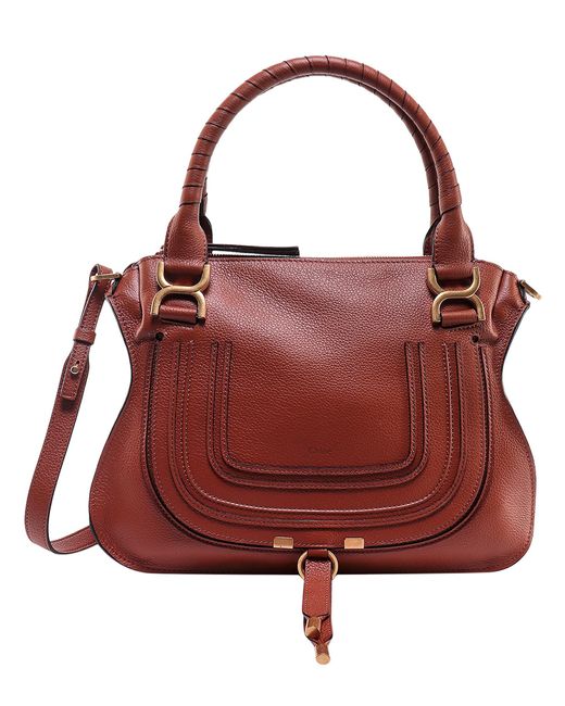 Chloé Red Marcie Handbag
