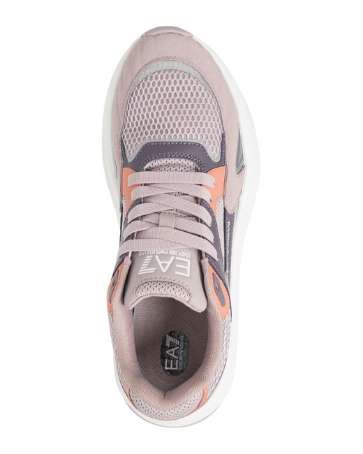 EA7 Pink Crusher Distance Sneakers for men