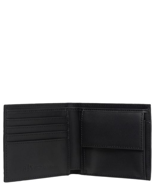 Portafoglio di ARMANI EXCHANGE in Black da Uomo
