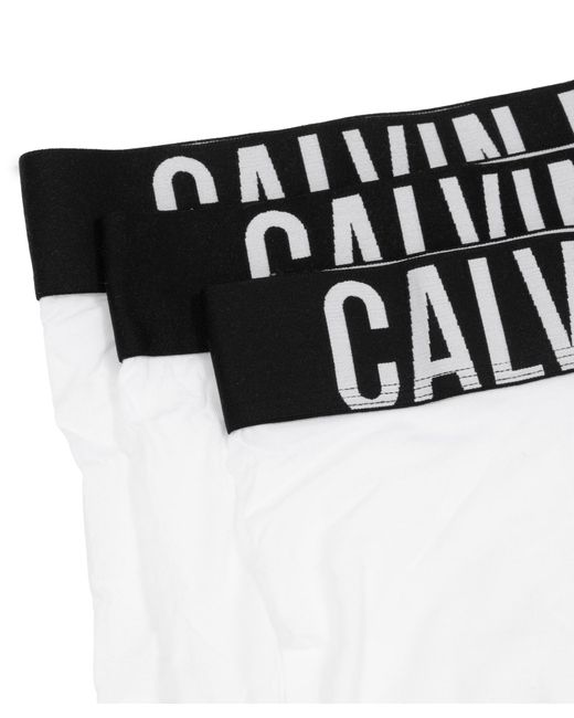Calvin Klein Black S Pack Intense Power Trunks White/white/white M for men