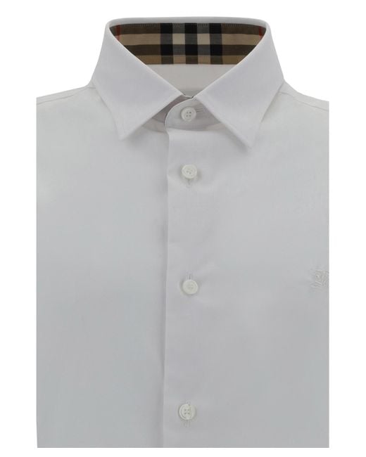 Burberry Gray Sherfield Casual Shirt for men