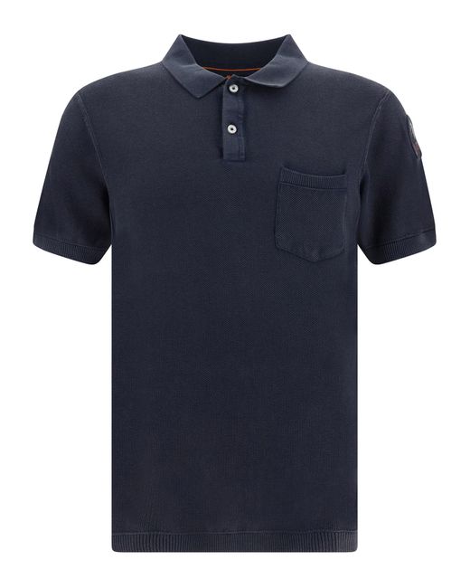 Parajumpers Blue Raf Polo Shirt for men