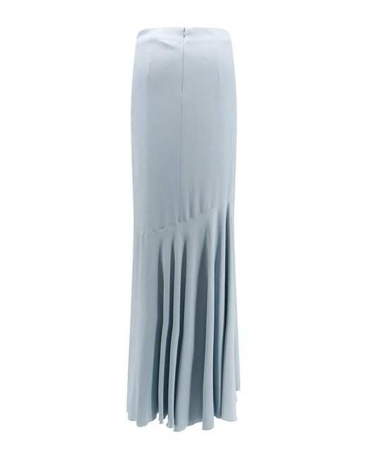 Erika Cavallini Semi Couture Blue Maxi Skirt