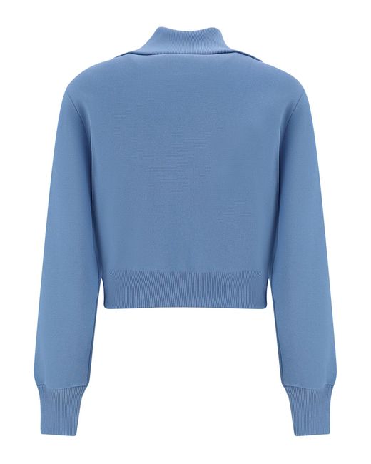 Autry Blue Zip-up Sweatshirt