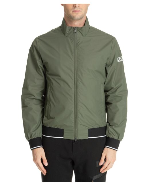 Ea7 green jacket sale