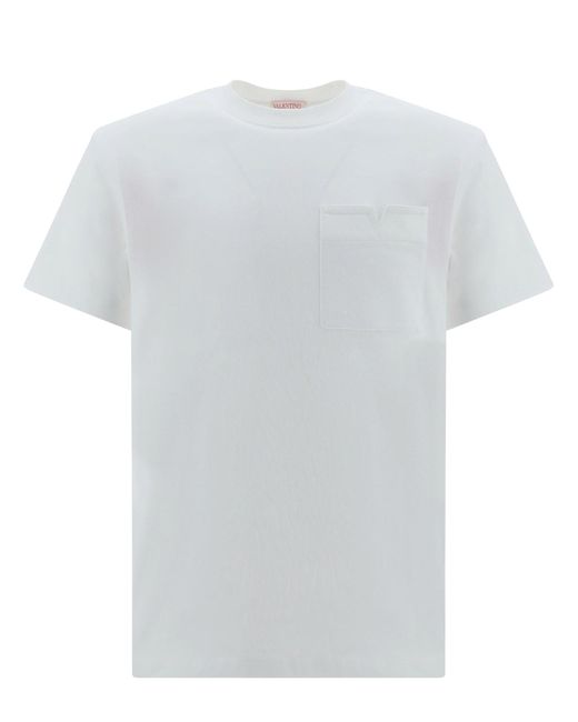 T-shirt di Valentino in White da Uomo