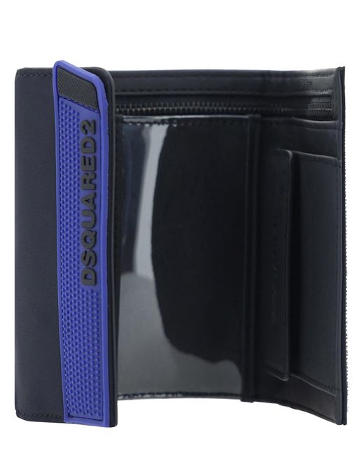 DSquared² Blue Neck Wallet for men