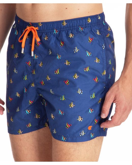 Gallo Blue Swim Shorts for men