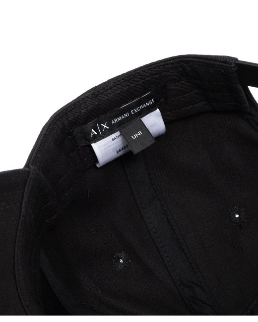 Cappello con visiera di ARMANI EXCHANGE in Black da Uomo