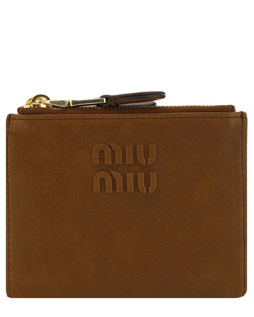 Miu Miu Brown Wallet