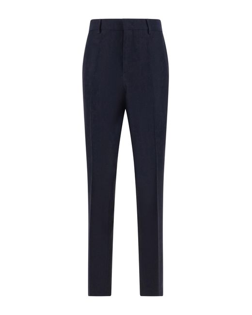 Valentino Blue Formal Trousers for men
