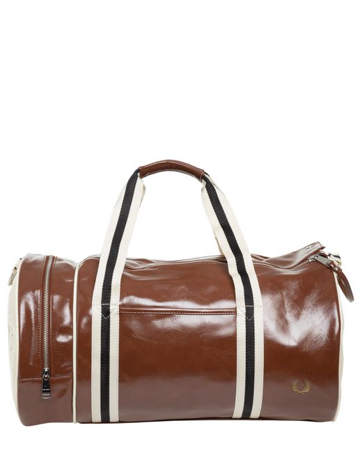 Fred Perry Brown Laurel Wreath Gym Bag for men