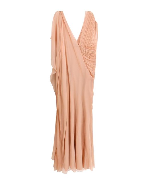 Alberta Ferretti Pink Long Dress
