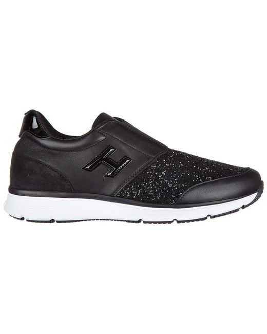 Hogan Shoes Leather Trainers Sneakers H254 Traditional 2015 Modello  Elastico in Nero (Black) | Lyst Canada