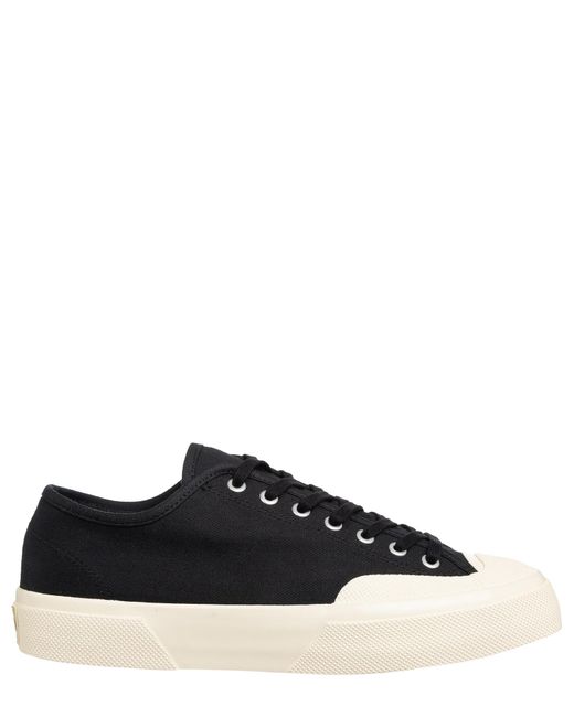 Superga Black 2432 Works Low Cut Brokentwill Sneakers for men