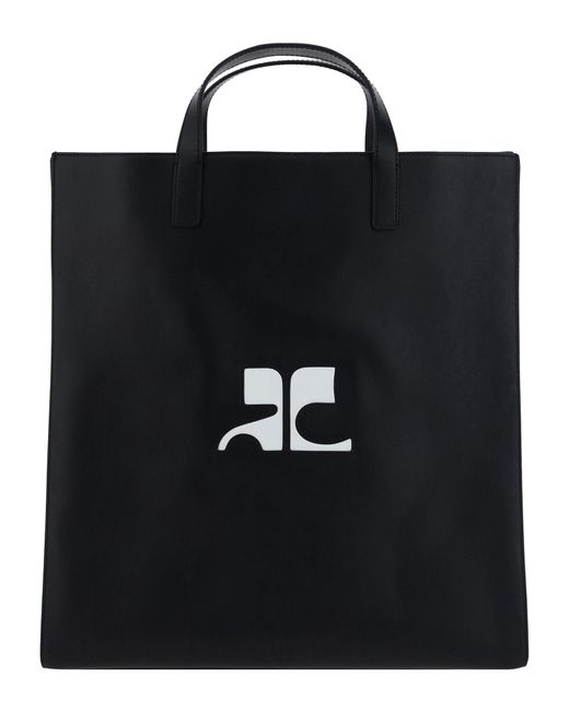 Shopping bag heritage di Courreges in Black