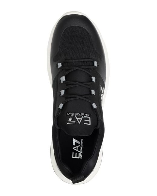 EA7 Black Racer Evo Sneakers for men