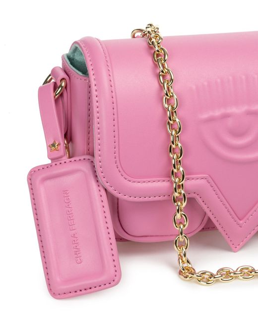 Chiara Ferragni Pink Eyelike Handbag