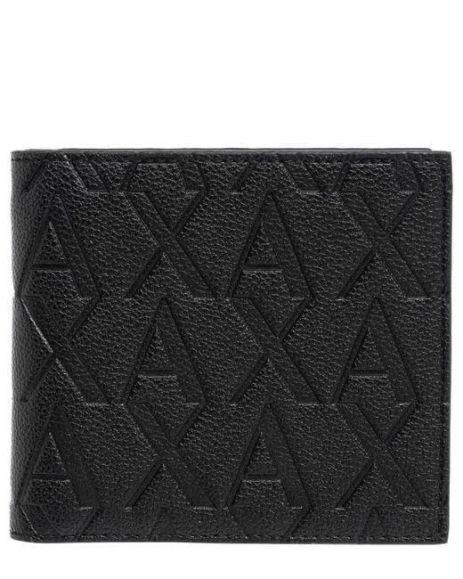 Portafoglio di ARMANI EXCHANGE in Black da Uomo