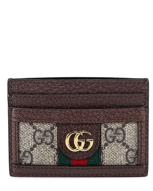 Gucci Ophidia Credit Card Holder in Black Lyst