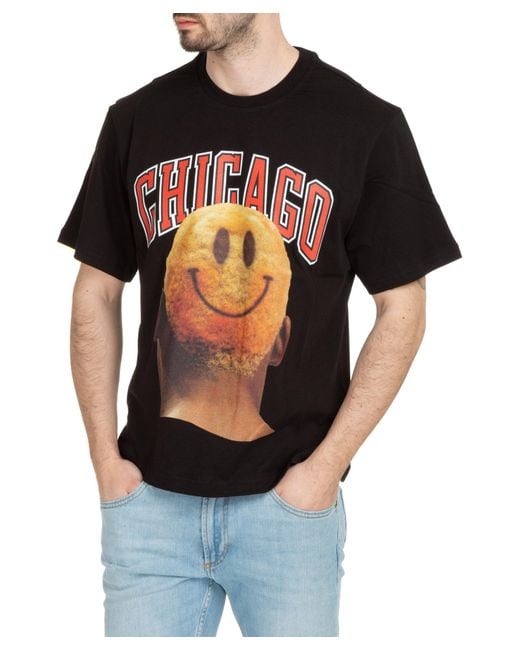 Ih Nom Uh Nit Black Chicago Player Smile T-shirt for men