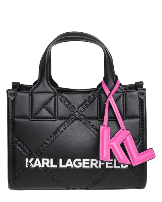 Karl Lagerfeld K/skuare Handbag in Black Lyst