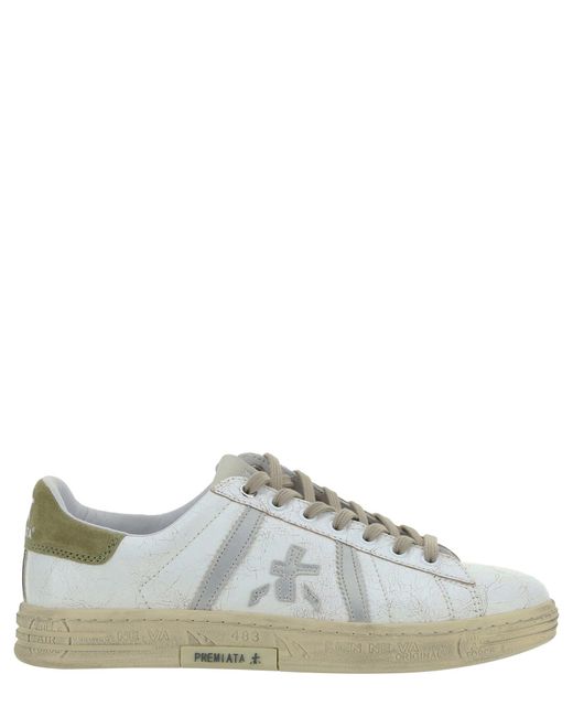 Premiata White Russell Sneakers for men